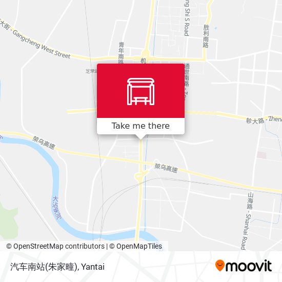 汽车南站(朱家疃) map