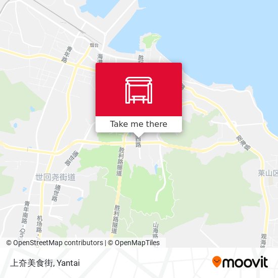 上夼美食街 map