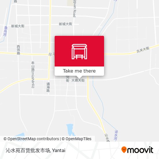 沁水苑百货批发市场 map