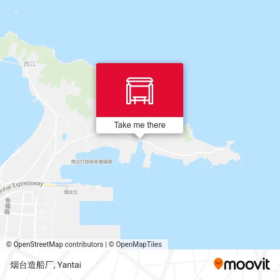 烟台造船厂 map