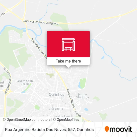 Rua Argemiro Batista Das Neves, 557 map