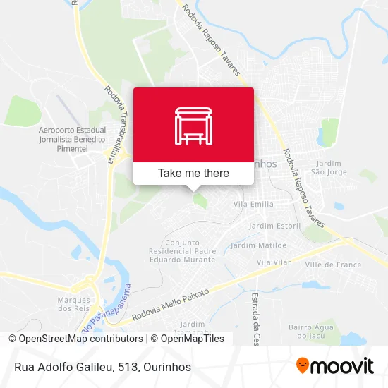 Rua Adolfo Galileu, 513 map