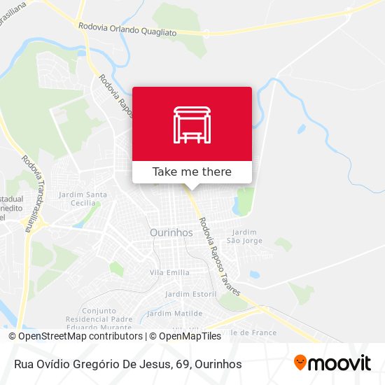 Rua Ovídio Gregório De Jesus, 69 map