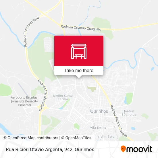 Rua Ricieri Otávio Argenta, 942 map