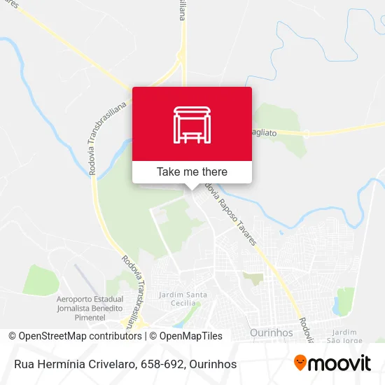 Rua Hermínia Crivelaro, 658-692 map