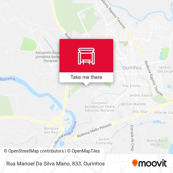Rua Manoel Da Silva Mano, 833 map