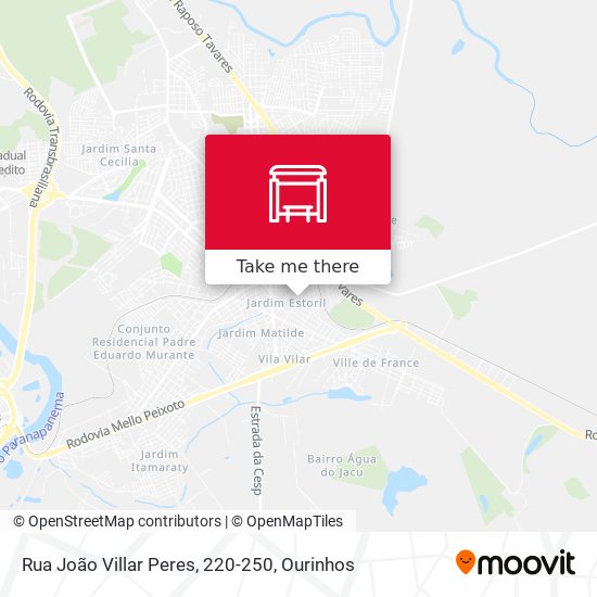 Rua João Villar Peres, 220-250 map