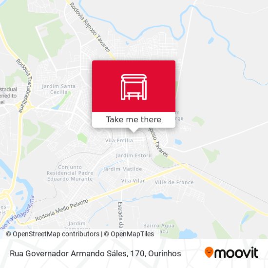 Rua Governador Armando Sáles, 170 map