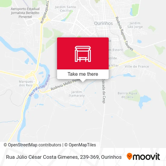 Rua Júlio César Costa Gimenes, 239-369 map