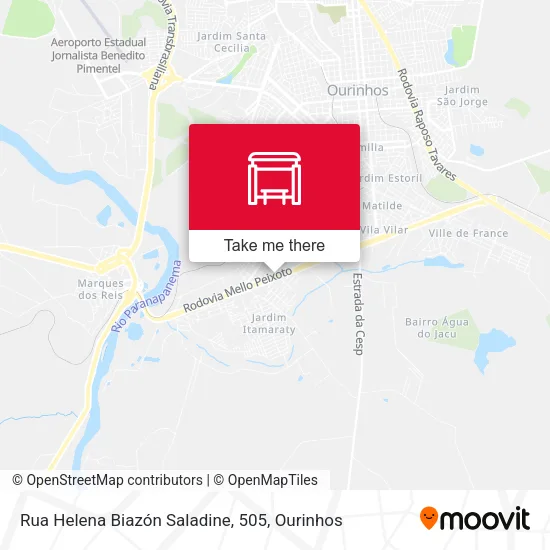 Rua Helena Biazón Saladine, 505 map