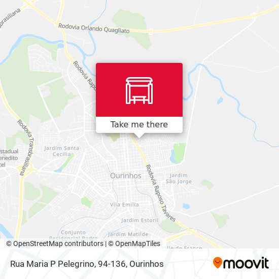 Rua Maria P Pelegrino, 94-136 map