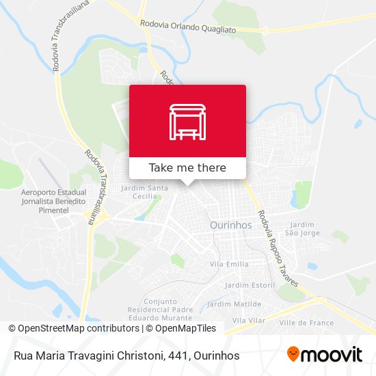 Rua Maria Travagini Christoni, 441 map