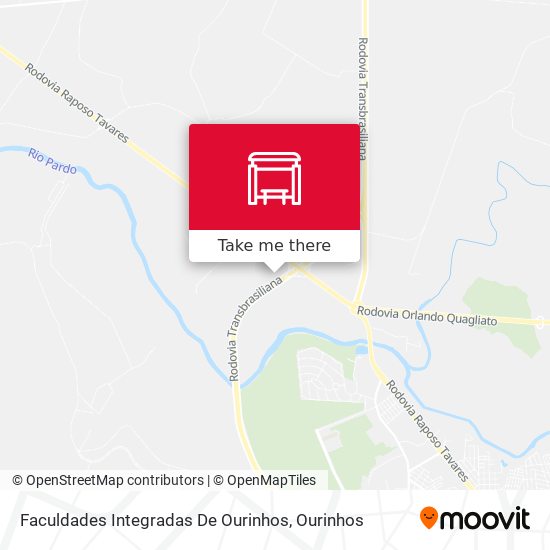 Mapa Faculdades Integradas De Ourinhos