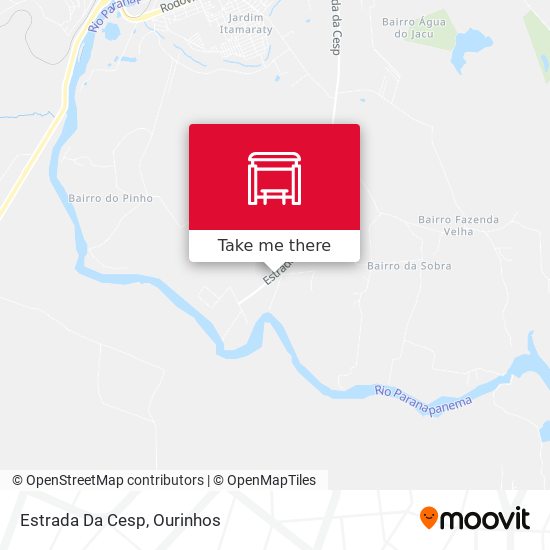 Estrada Da Cesp map