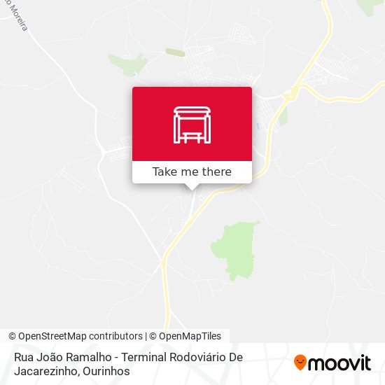 Mapa Rua João Ramalho - Terminal Rodoviário De Jacarezinho