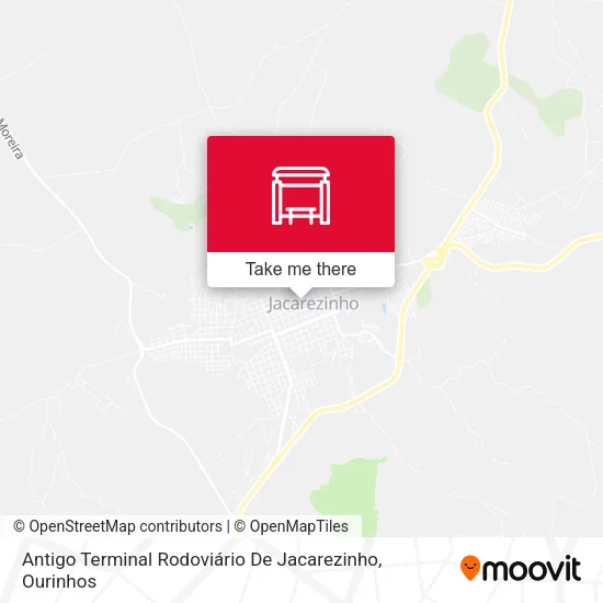 Antigo Terminal Rodoviário De Jacarezinho map