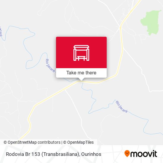 Mapa Rodovia Br 153 (Transbrasiliana)