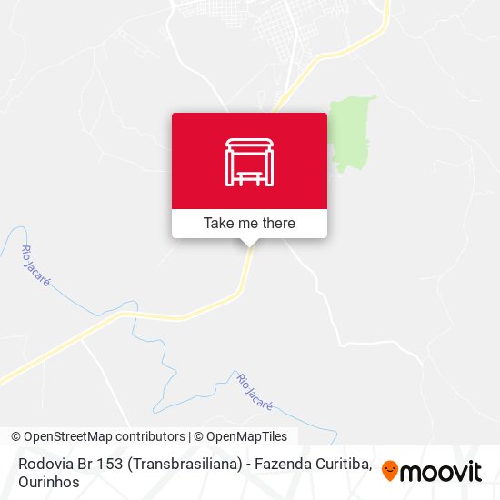 Rodovia Br 153 (Transbrasiliana) - Fazenda Curitiba map