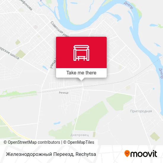 Железнодорожный Переезд map