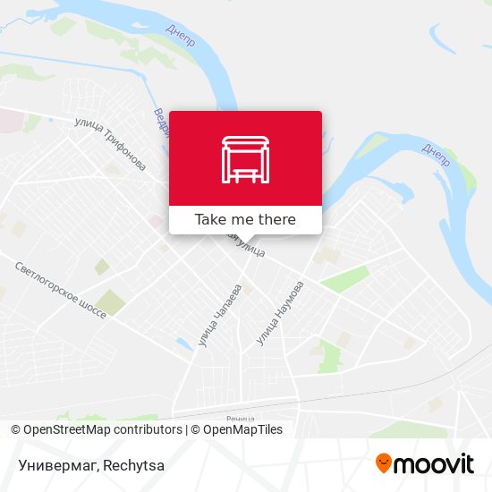 Универмаг map