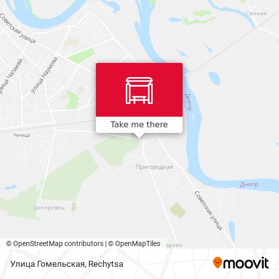 Улица Гомельская map