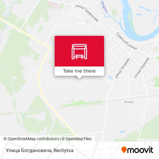 Улица Богдановича map