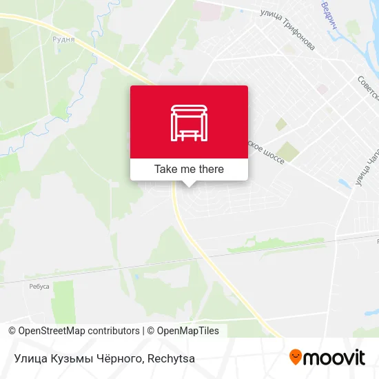 Улица Кузьмы Чёрного map