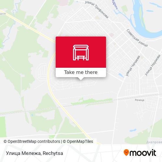 Улица Мележа map