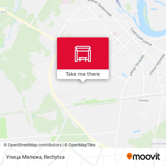 Улица Мележа map