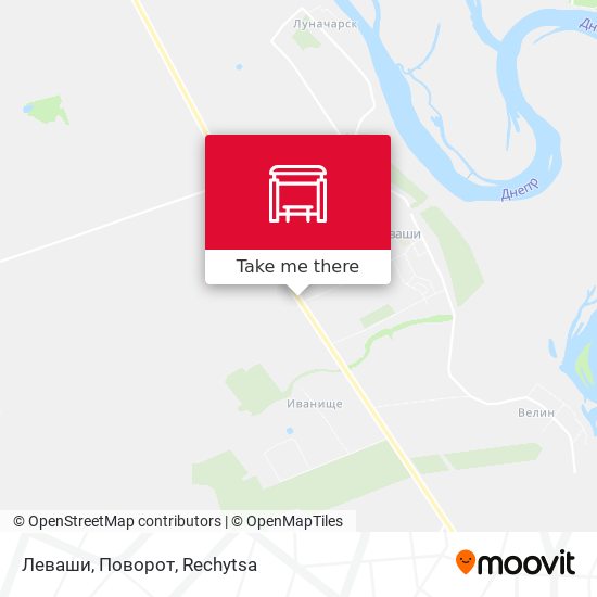 Леваши, Поворот map