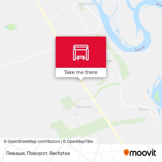 Леваши, Поворот map