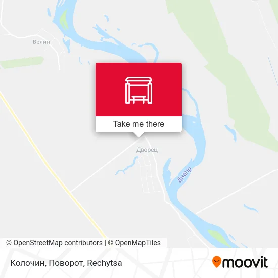 Колочин, Поворот map