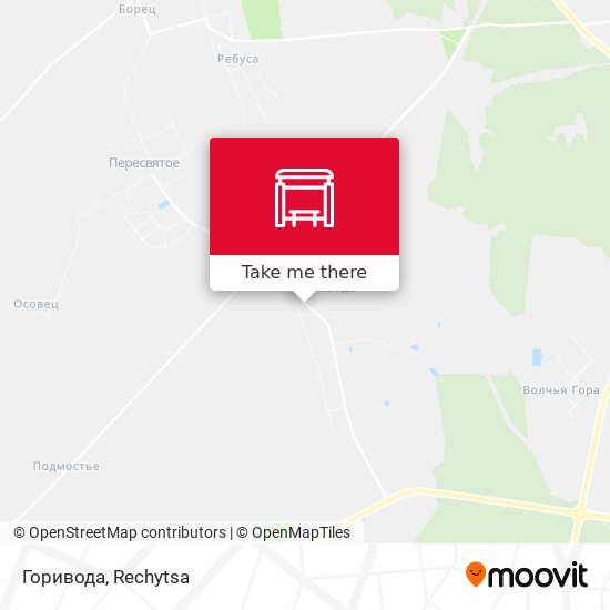 Горивода map