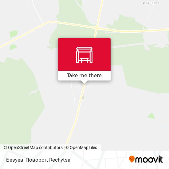 Безуев, Поворот map