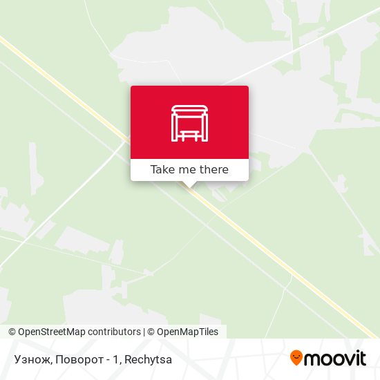 Узнож, Поворот - 1 map