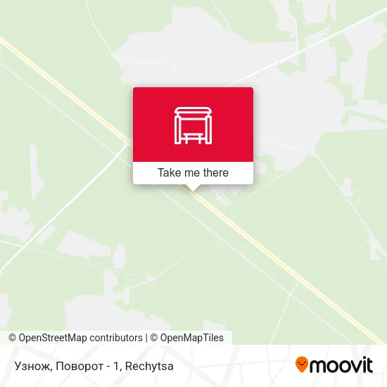Узнож, Поворот - 1 map