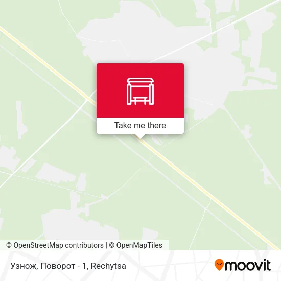 Узнож, Поворот - 1 map