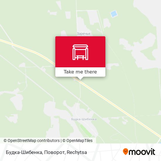 Будка-Шибенка, Поворот map