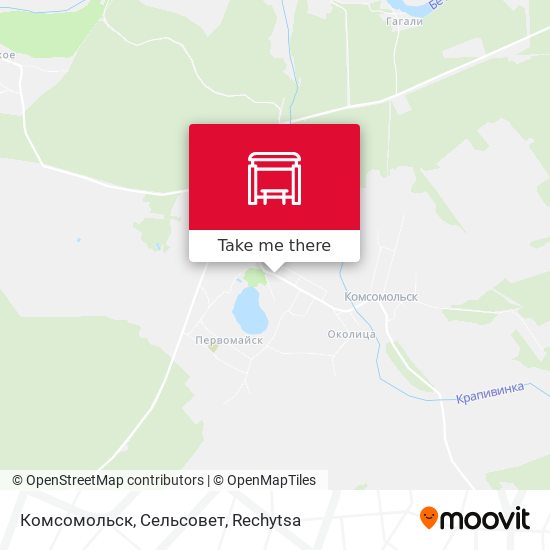 Комсомольск, Сельсовет map