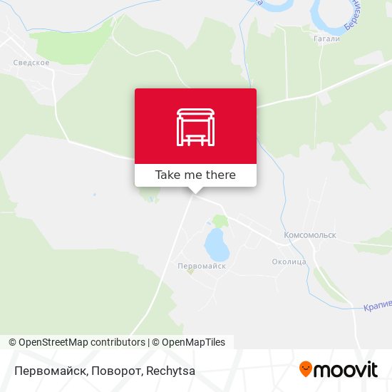 Первомайск, Поворот map