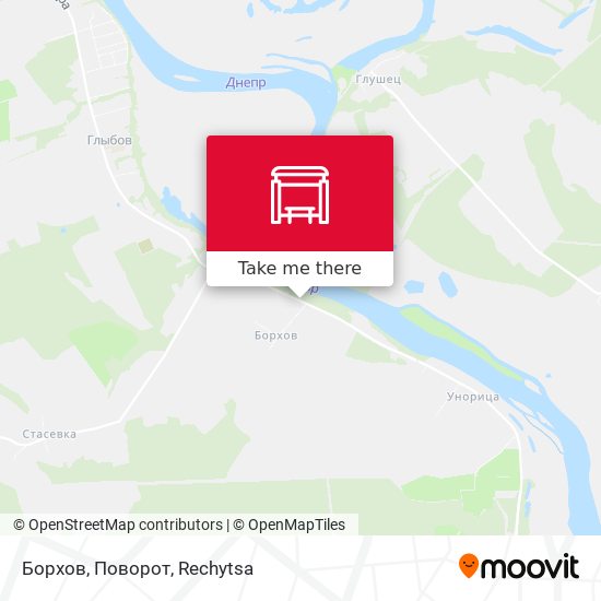 Борхов, Поворот map