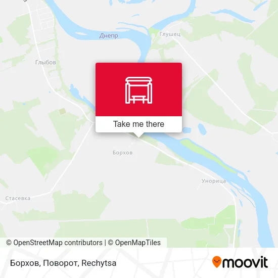 Борхов, Поворот map