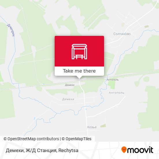 Демехи, Ж/Д Станция map