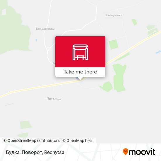 Будка, Поворот map