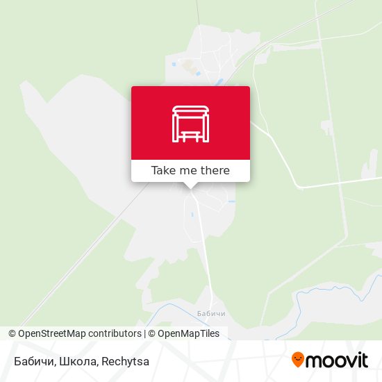 Бабичи, Школа map