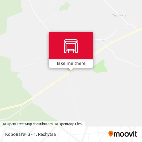 Короватичи - 1 map