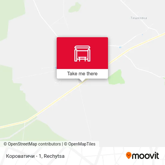 Короватичи - 1 map