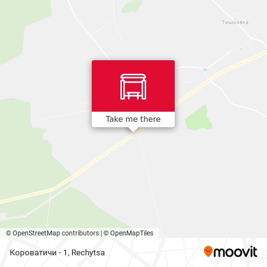 Короватичи - 1 map