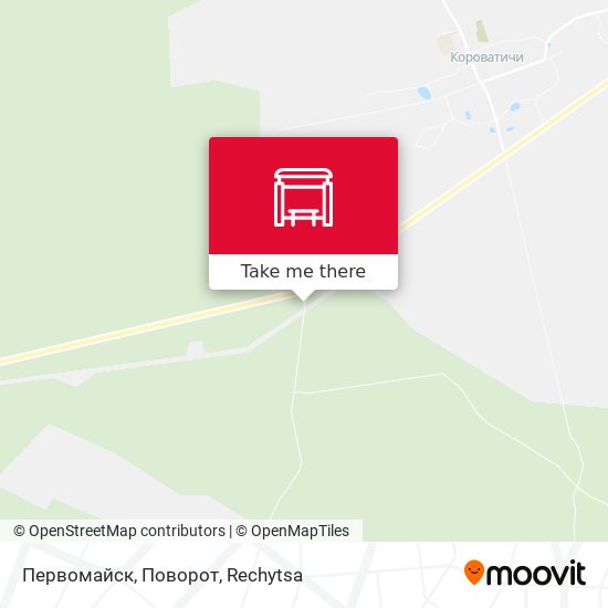 Первомайск, Поворот map