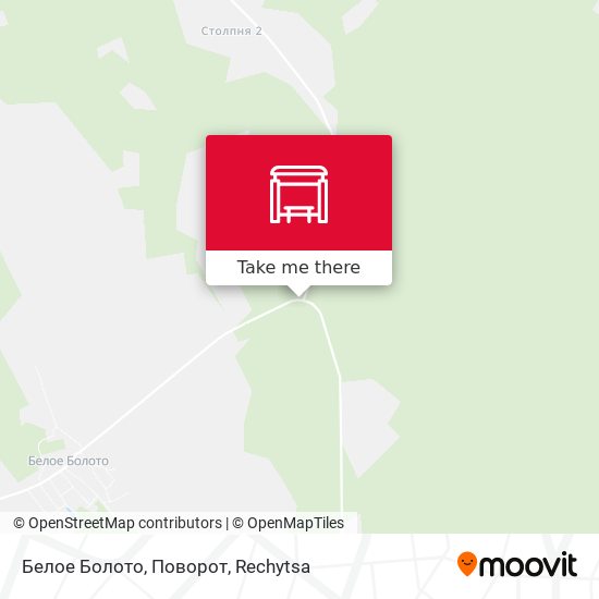 Белое Болото, Поворот map